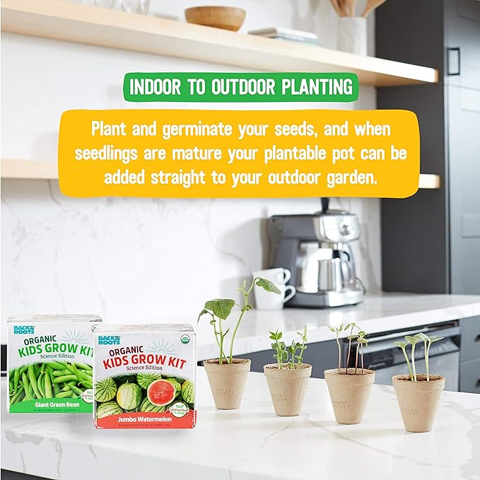 Back to the Roots Science Grow Kit - Beans & Watermelon
