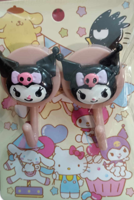 Adhesive Hooks Sanrio & Friends 2pc Set