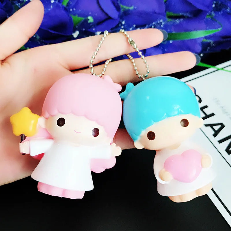 Twin Star Keychains 2pc