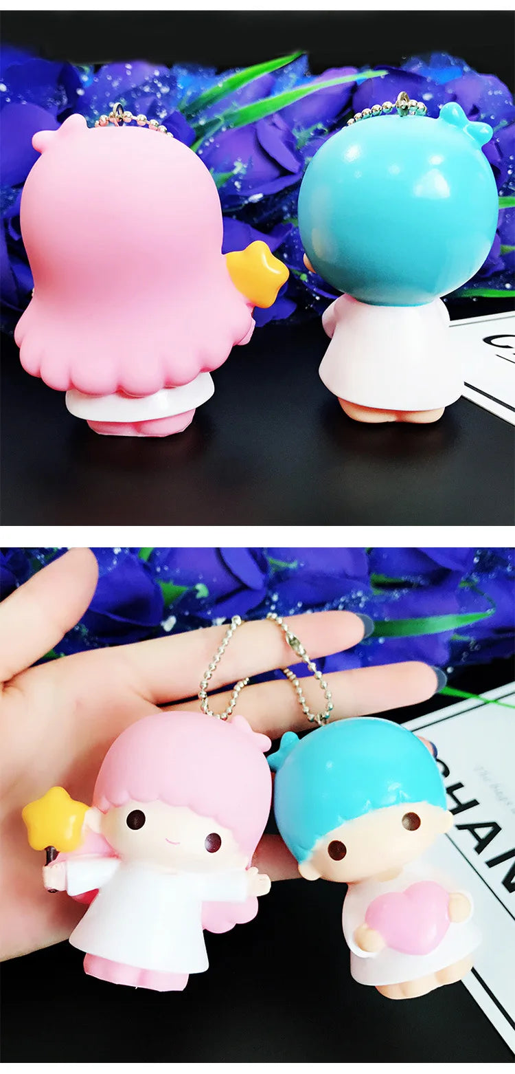 Twin Star Keychains 2pc