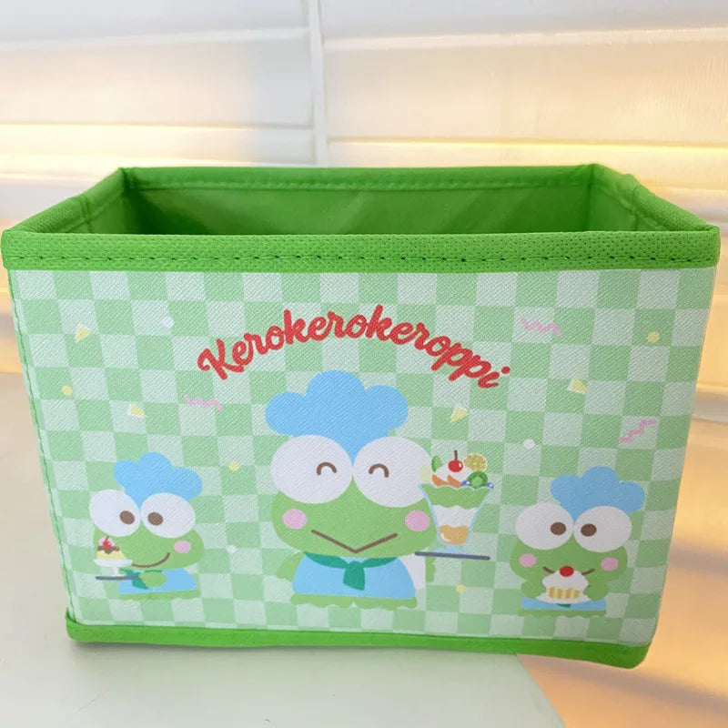 Collapsible Leather Organizer/Storage Bin