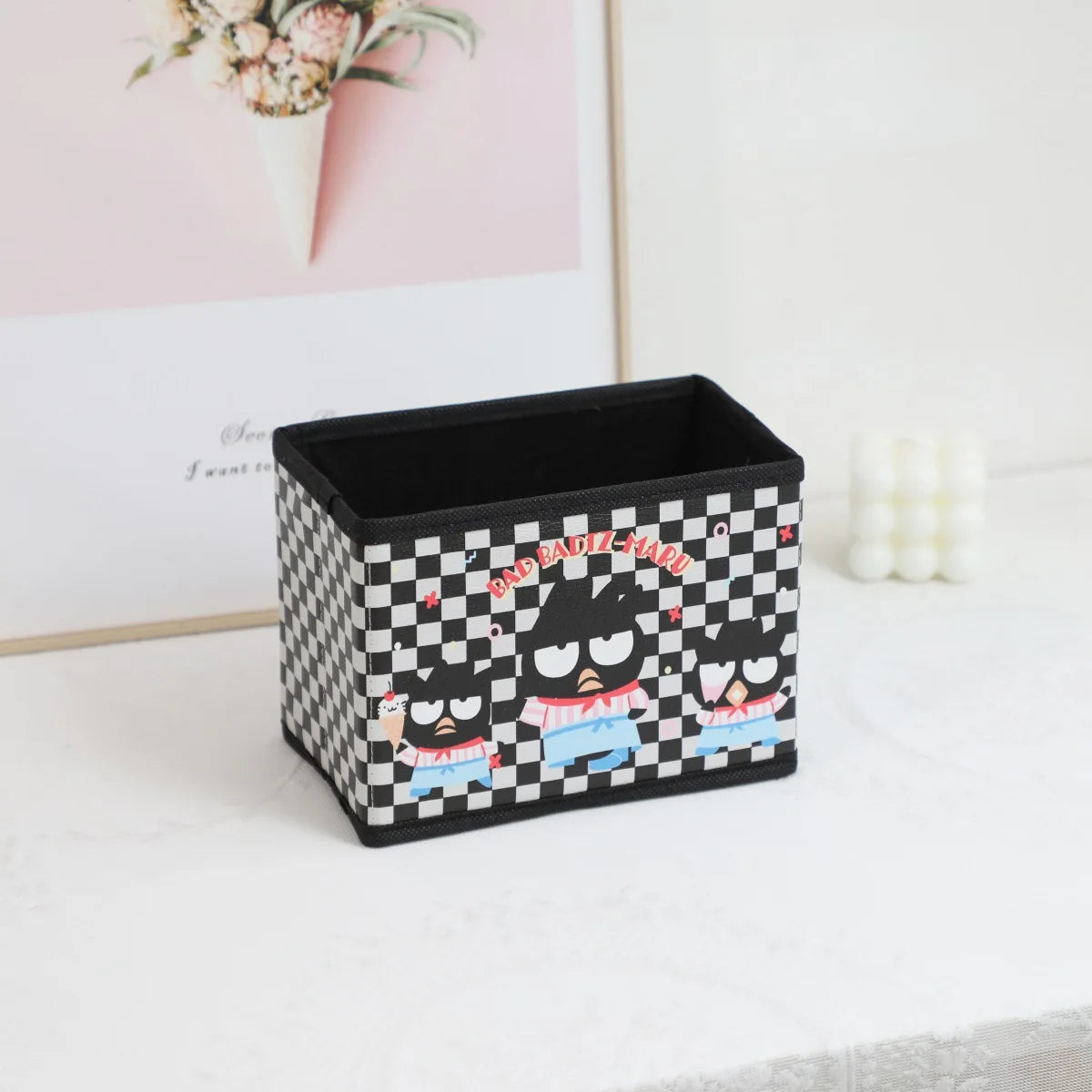 Collapsible Leather Organizer/Storage Bin