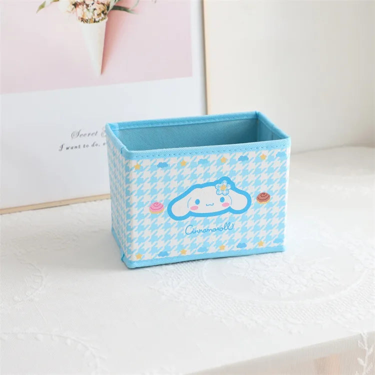 Collapsible Leather Organizer/Storage Bin