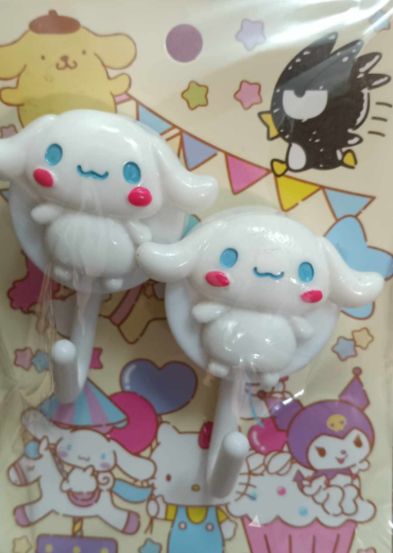 Adhesive Hooks Sanrio & Friends 2pc Set