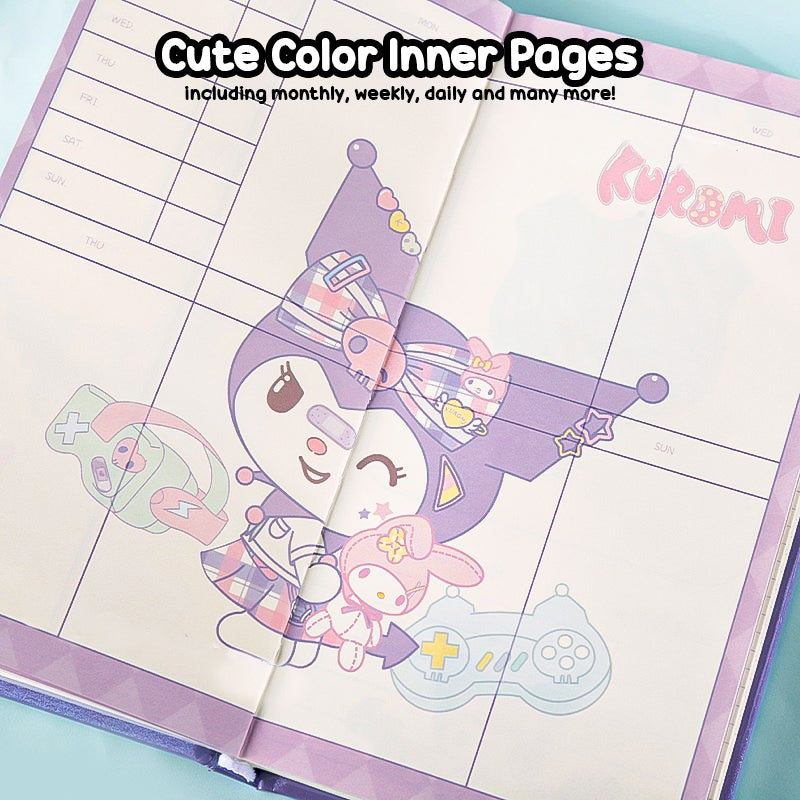 High-end Melody Notebook/Planner with Free Stickers