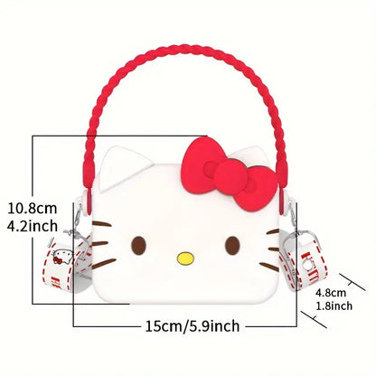 Hello Kitty Silicone Stylish Crossbody Handbag