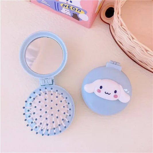 Cinna Folding Portable Mirror Brush