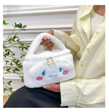 Kawaii Sanrio Plush Cosmetic Hand Bag