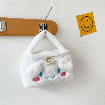 Kawaii Sanrio Plush Cosmetic Hand Bag