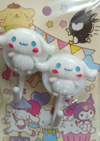 Adhesive Hooks Sanrio & Friends 2pc Set